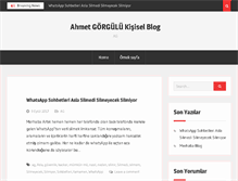 Tablet Screenshot of ahmetgorgulu.com